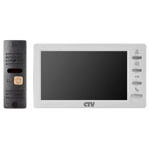 CTV-DP1701 S (белый) Комплект видеодомофона