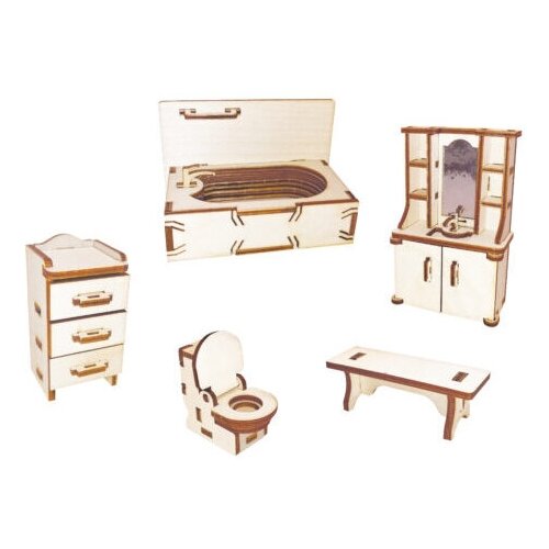 мебель для кукол деревянная мебель для домика Деревянная мебель для кукольного домика , набор мебели для кукол