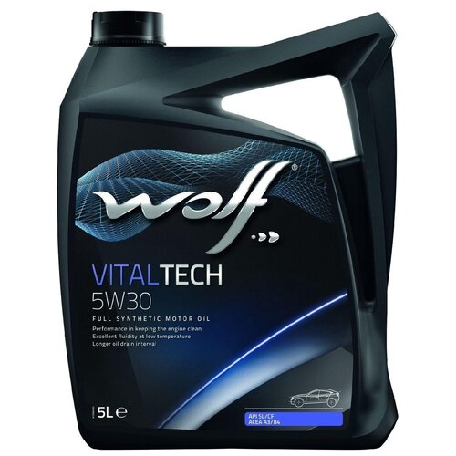 Масло моторное WOLF VITALTECH 5W30, 5 л