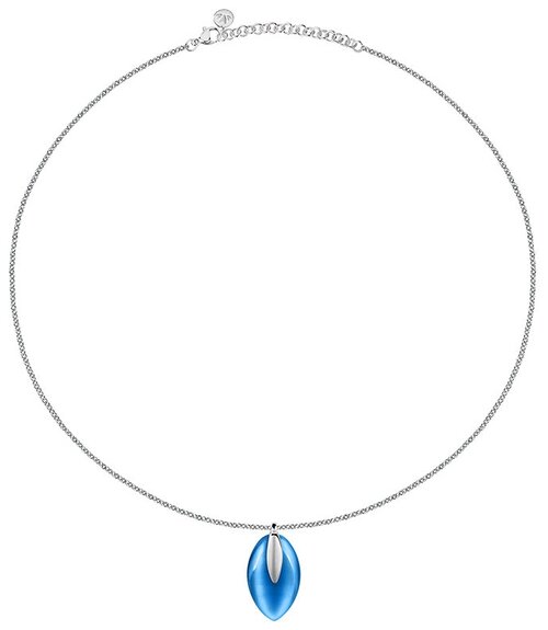 Колье Morellato, кристалл, длина 40 см, голубой