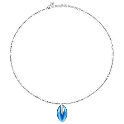 Колье Morellato, кристалл, длина 40 см, голубой серьги morellato стекло серебряный