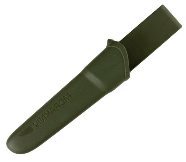 Нож фиксированный MORAKNIV Companion MG (углеродистая сталь) черный/хаки - фотография № 10