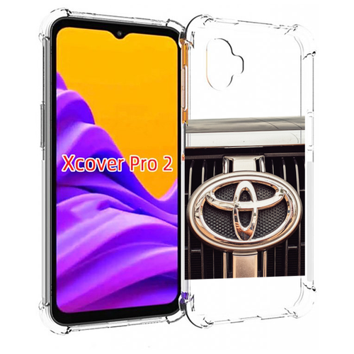 чехол mypads toyota тойота 3 для samsung galaxy xcover pro 2 задняя панель накладка бампер Чехол MyPads toyota тойота 3 для Samsung Galaxy Xcover Pro 2 задняя-панель-накладка-бампер