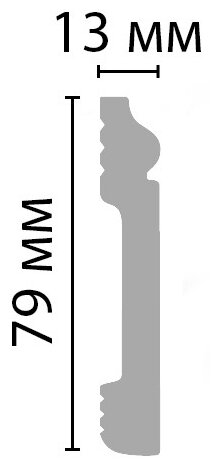 Плинтус напольный DECOMASTER D005ДМ (79*13*2000мм) - фотография № 4