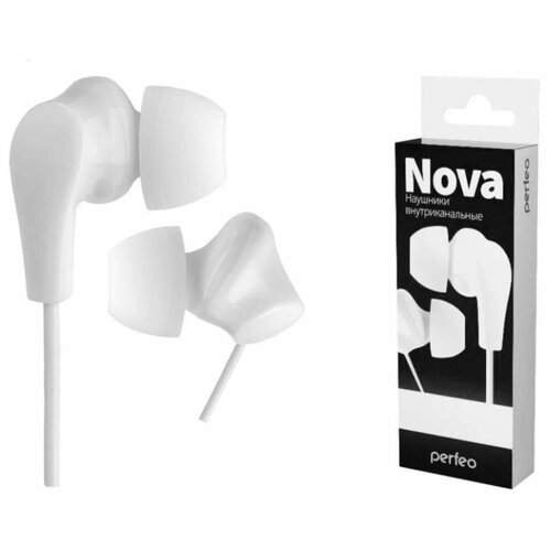 Perfeo наушники внутриканальные NOVA белые 46000₽