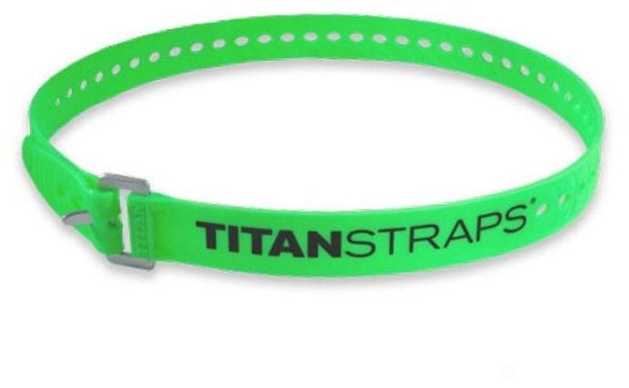 Ремень крепёжный TitanStraps Industrial зеленый L = 91 см (Dmax = 27 см Dmin = 55 см)