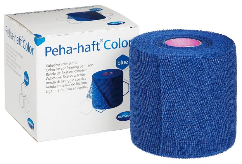 Бинт Paul Hartmann Peha-haft самофиксирующийся 6 см х 4 м 9324682 синий