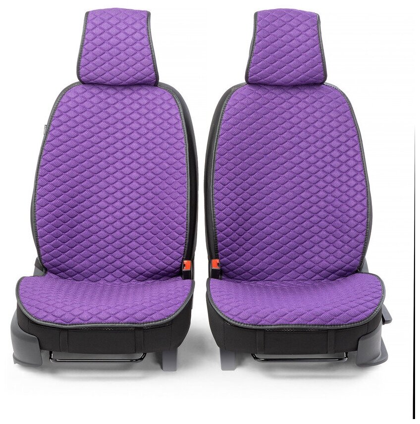 Накидки на передние сиденья "Car Performance", 2 шт, fiberflax CUS-1032 VIOLET