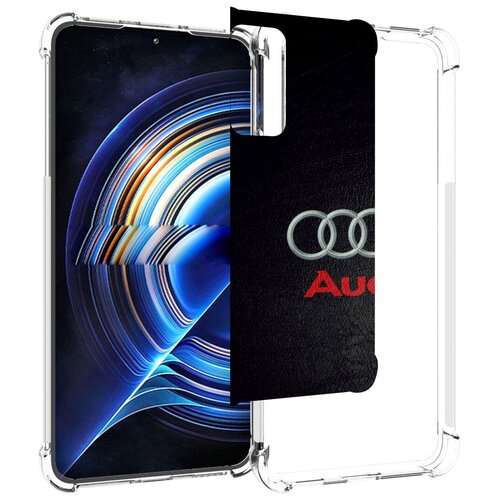 Чехол MyPads audi ауди 6 мужской для Tecno Camon 19 Neo задняя-панель-накладка-бампер