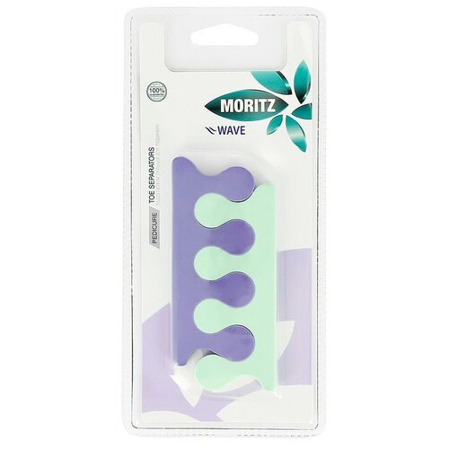 Разделители пальцев для педикюра MORITZ WAVE разделители для педикюра accessories смайлики 2 шт