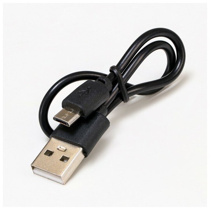 Ошейник с подсветкой, зарядка от USB, до 45 см, 3 режима свечения, чёрный - фотография № 10