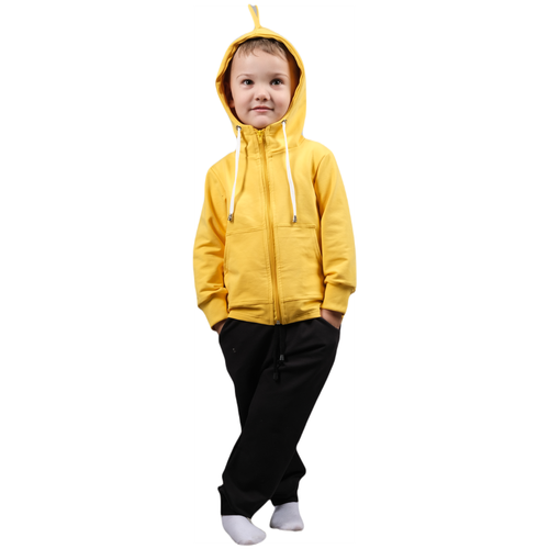 Брюки спортивные DaEl kids, размер 80, черный