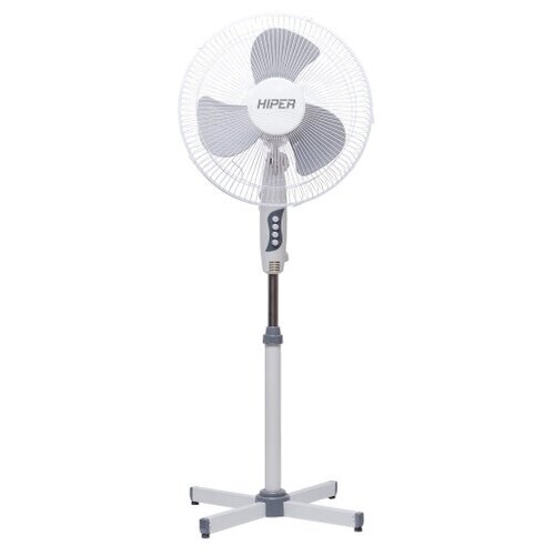 Вентилятор напольный HIPER HSF-02 белыйсер выс125м40 см решет40 Вт 1 шткор 190000₽