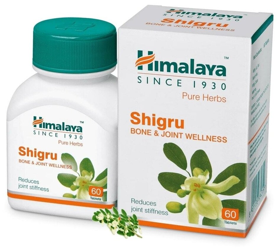 Порошок растений Шигру (Shigru) для суставов при артрите и ревматизме противовоспалительное средство 60 таб.