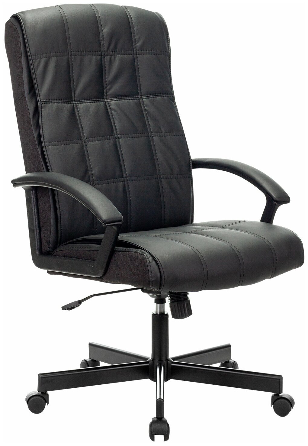 Кресло офисное Brabix "Relax MS-001", 4 массажных модуля, экокожа, черное, XXXXXX