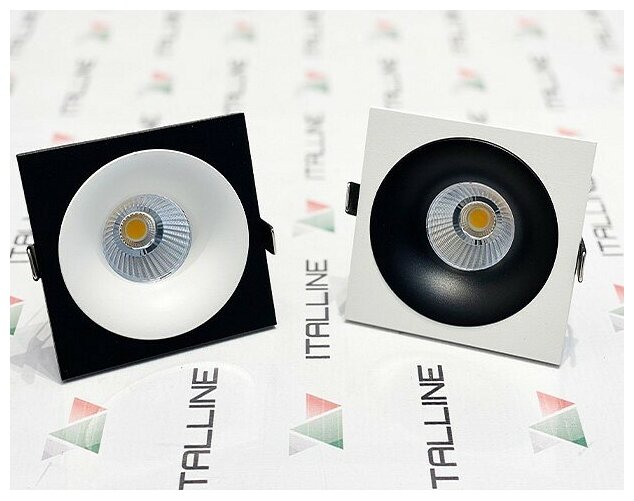 Встраиваемый светильник Italline IT06-6016 BLACK 3000K, LED, 12 Вт - фотография № 2