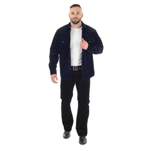 Рубашка мужская вельвет Montana 11041 Navy XL XL Темно-Синий