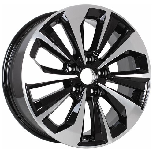 Диски автомобильные КиК Авиор R17x7 5x108 ET45 CB67.1 Almaz_black