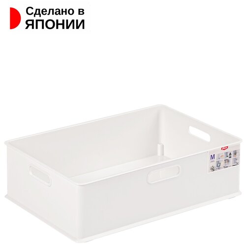 Корзина - органайзер для хранения с системой вертикальной стыковки (М) 38,9х26,6х12 см Sanka