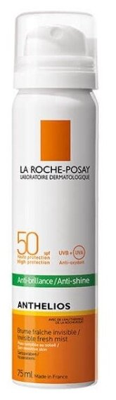 Солнцезащитный спрей-вуаль для лица и тела LA Roche-posay Anthelios SPF 50+, 75 мл