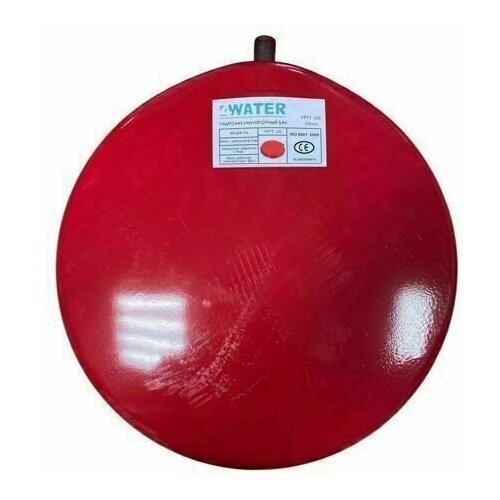 Бак гидроаккумуляторный мембранный 10л. 4WATER FPTT-10L, сталь 1мм, цвет красный, 1/2