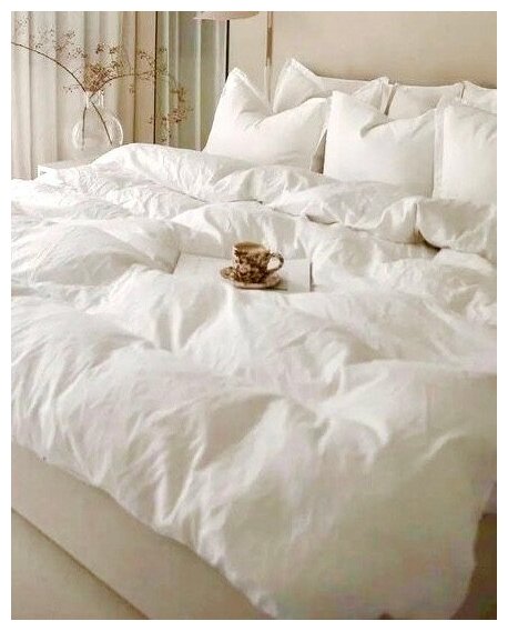 Одеяло Лебяжий пух,1,5 спальное, чехол белоснежный хлопок 100%, легкое, невесомое, воздушное