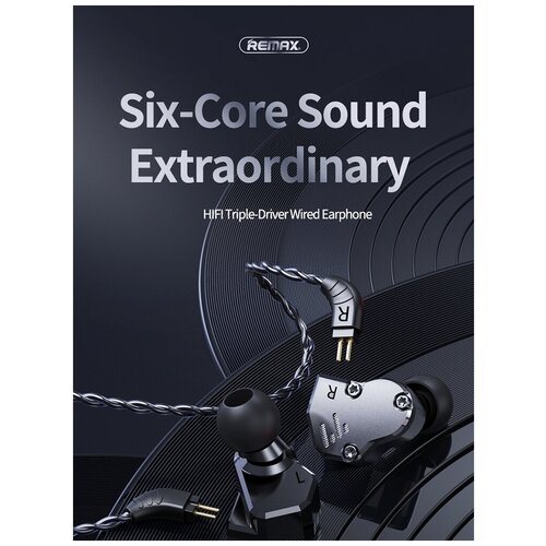 Проводные наушники Remax RM-833 6972174156521 411900₽