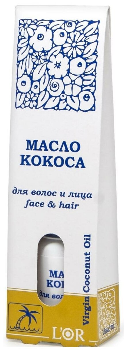 DNC L'Or, Масло кокосовое для волос и лица(флакон-капелька), 15 мл, DNC