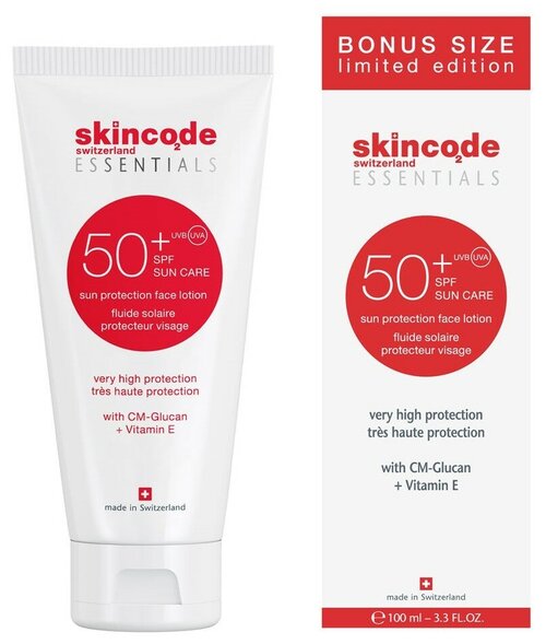 Skincode лосьон Солнцезащитный для лица SPF 50, 100 мл