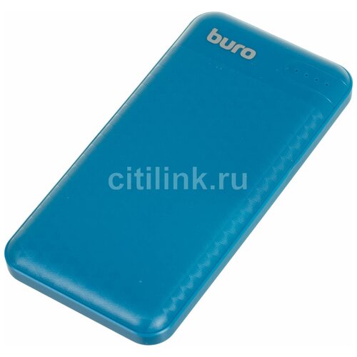 Мобильный аккумулятор Buro BP10G 10000mAh (BP10G10PBL), синий