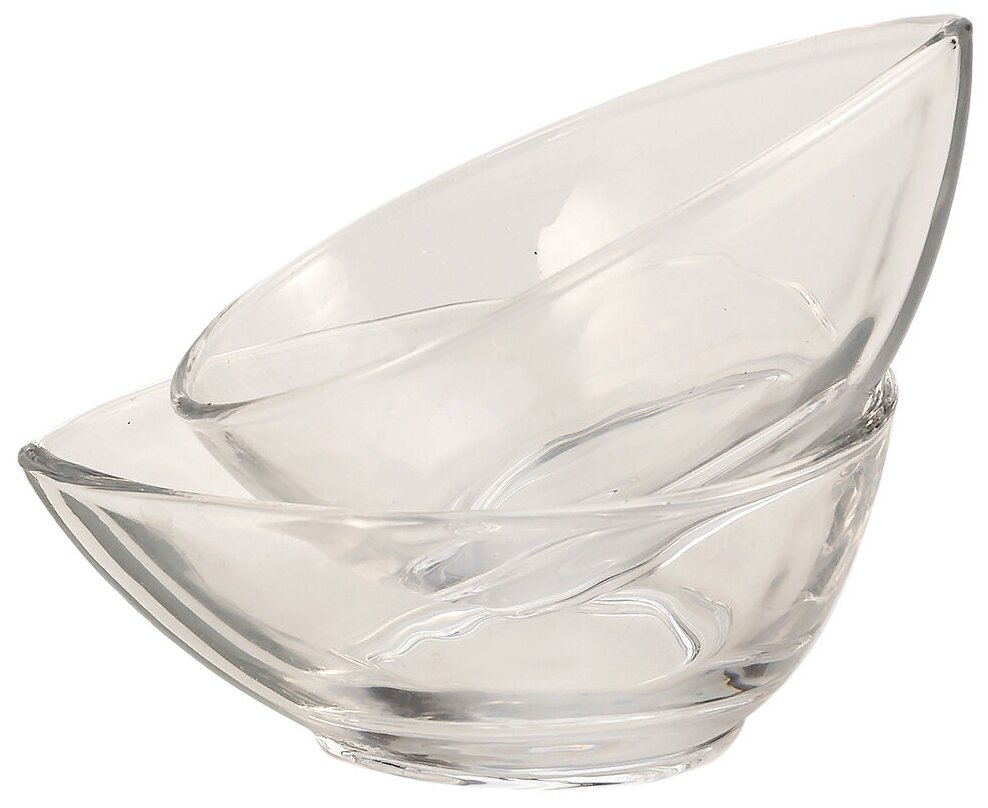 Набор из 2 салатников Gift'n'home Glass, 120 мл, стекло