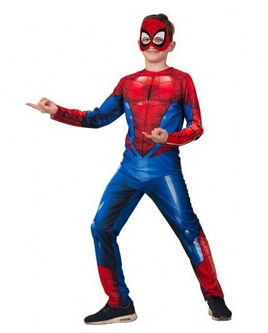 Батик Карнавальный костюм Человек Паук - Мстители, рост 110 см 5093-110-56