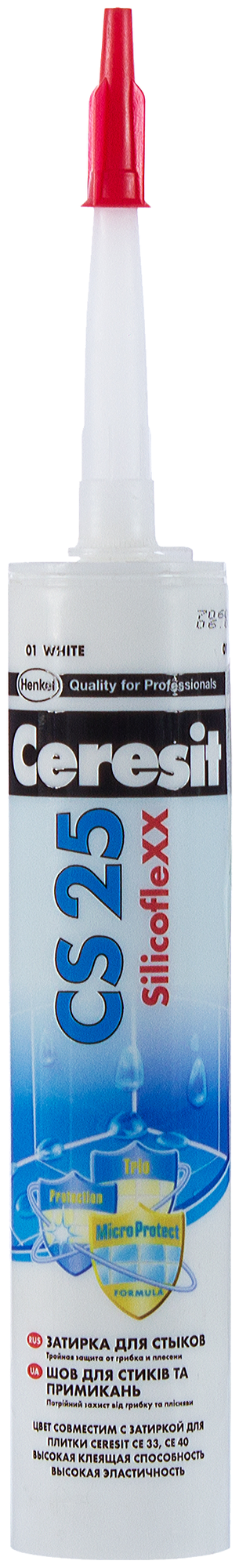 Затирка Ceresit CS 25 Silicoflexx, 0.28 л, антрацит 13 - фотография № 3