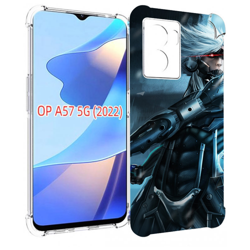 Чехол MyPads Metal Gear Rising Revengeance для OPPO A57 5G(2022) задняя-панель-накладка-бампер