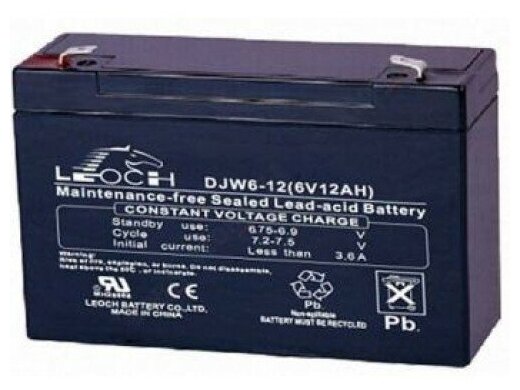 Аккумуляторная батарея LEOCH DJW6-12