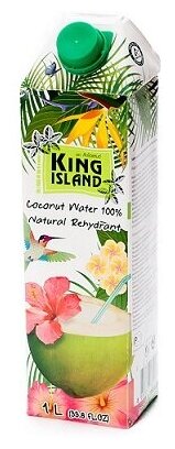 Кокосовая вода 100% KING ISLAND 1000 мл - фотография № 3