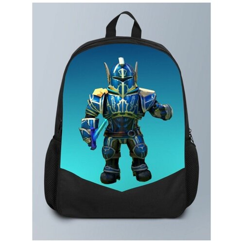 фото Черный рюкзак с принтом игры роблокс roblox - 70 brutbag