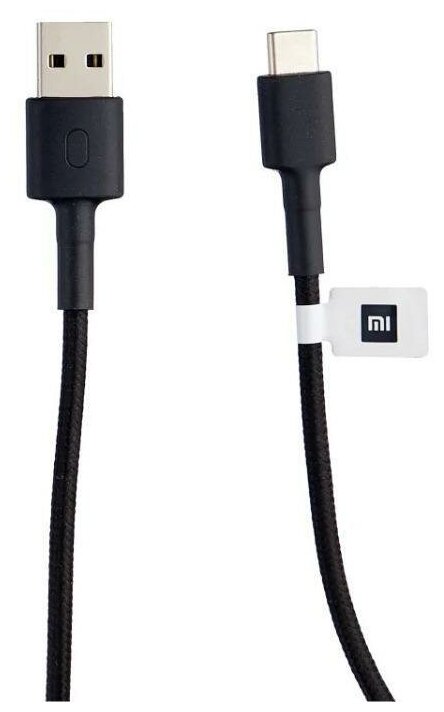 Кабель Xiaomi USB - USB Type-C (SJX10ZM) 1 м Черный