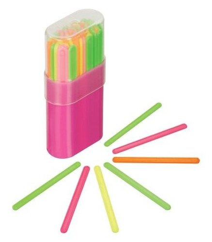 Счетные палочки СТАММ (30 шт) многоцветные, в пластиковом пенале, СП06