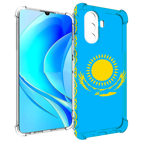 Чехол MyPads флаг Казахстана-1 для Huawei Nova Y70 / Nova Y70 Plus (MGA-LX9N) / Huawei Enjoy 50 задняя-панель-накладка-бампер