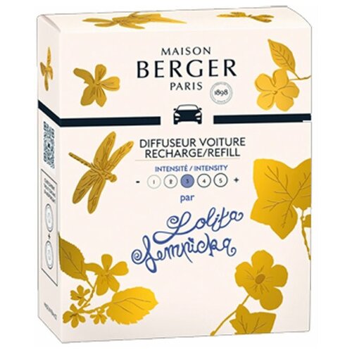 Сменный блок для автодиффузора-клипсы Maison Berger Лолита Лемпика, 2 шт