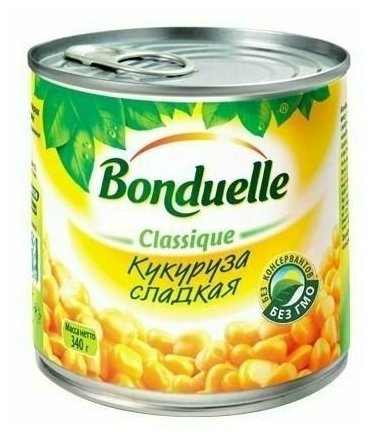 Кукуруза Bonduelle сладкая в зернах, 340 г