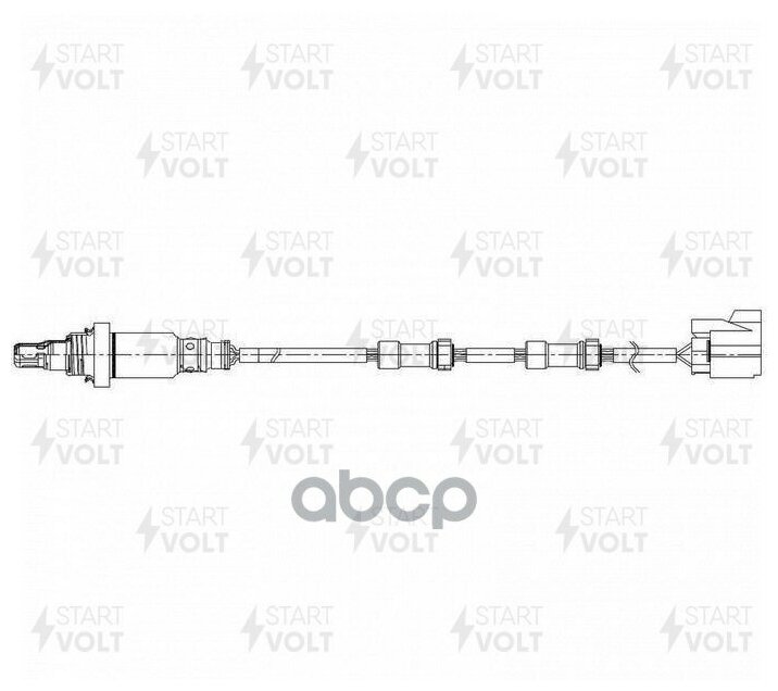 Датчик кислородный для автомобилей Honda Accord (02-) 2.0i/2.4i до катализатора StartVolt - фото №5