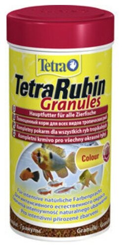 TetraRubin Granules корм в гранулах для улучшения окраса всех видов рыб 250 мл - фотография № 5