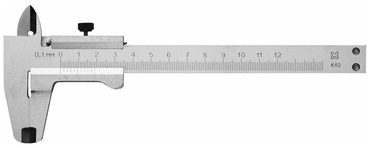 Металлический штангенциркуль тип 1 125 мм 3445-125