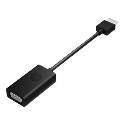 Адаптер HP HDMI — VGA с кабелем (X1B84AA), черный