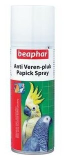 Anti Veren-pluk Papick Spray (Beaphar) спрей против выдергивания перьев у птиц, 200 мл - фотография № 7