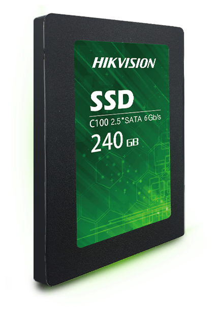 Накопитель SSD 2.5'' HIKVISION C100 240GB SATA 6Gb/s TLC 500/350MB/s IOPS 48K/28K MTBF 2M 7mm - фото №2