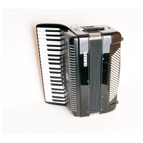 JH2008D-B Аккордеон 41/120/7+2, черный, с футляром, Aurus