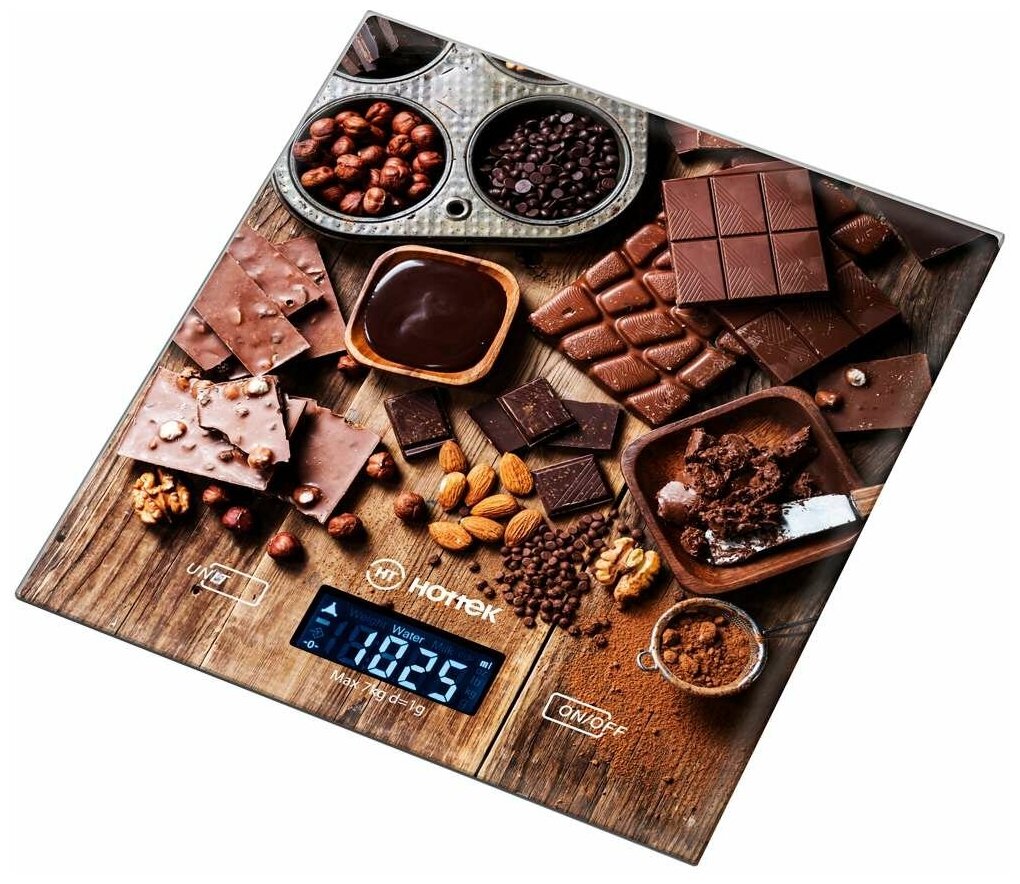 Весы Кухонные Шоколад Hottek Ht-962-026 18*20см, Макс. Вес 7Кг KSG-962-026